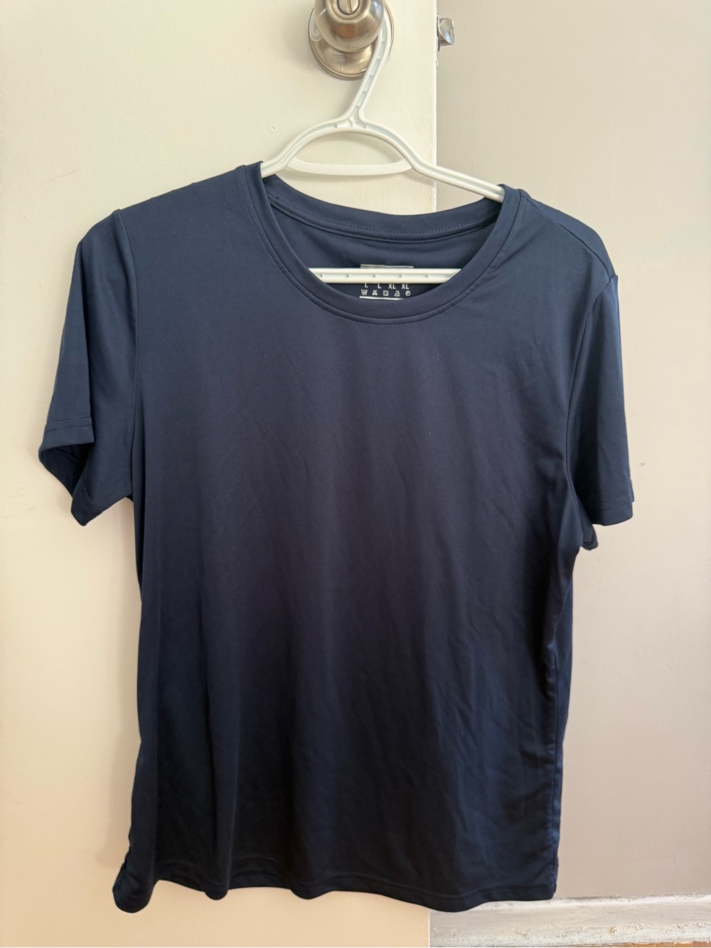 Amazon Women's Navy Short Sleeve Crew Neck Tee